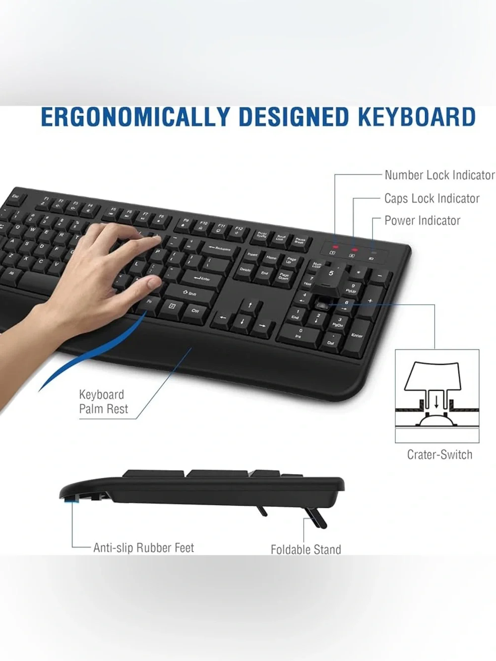EDJO wireless keyboard